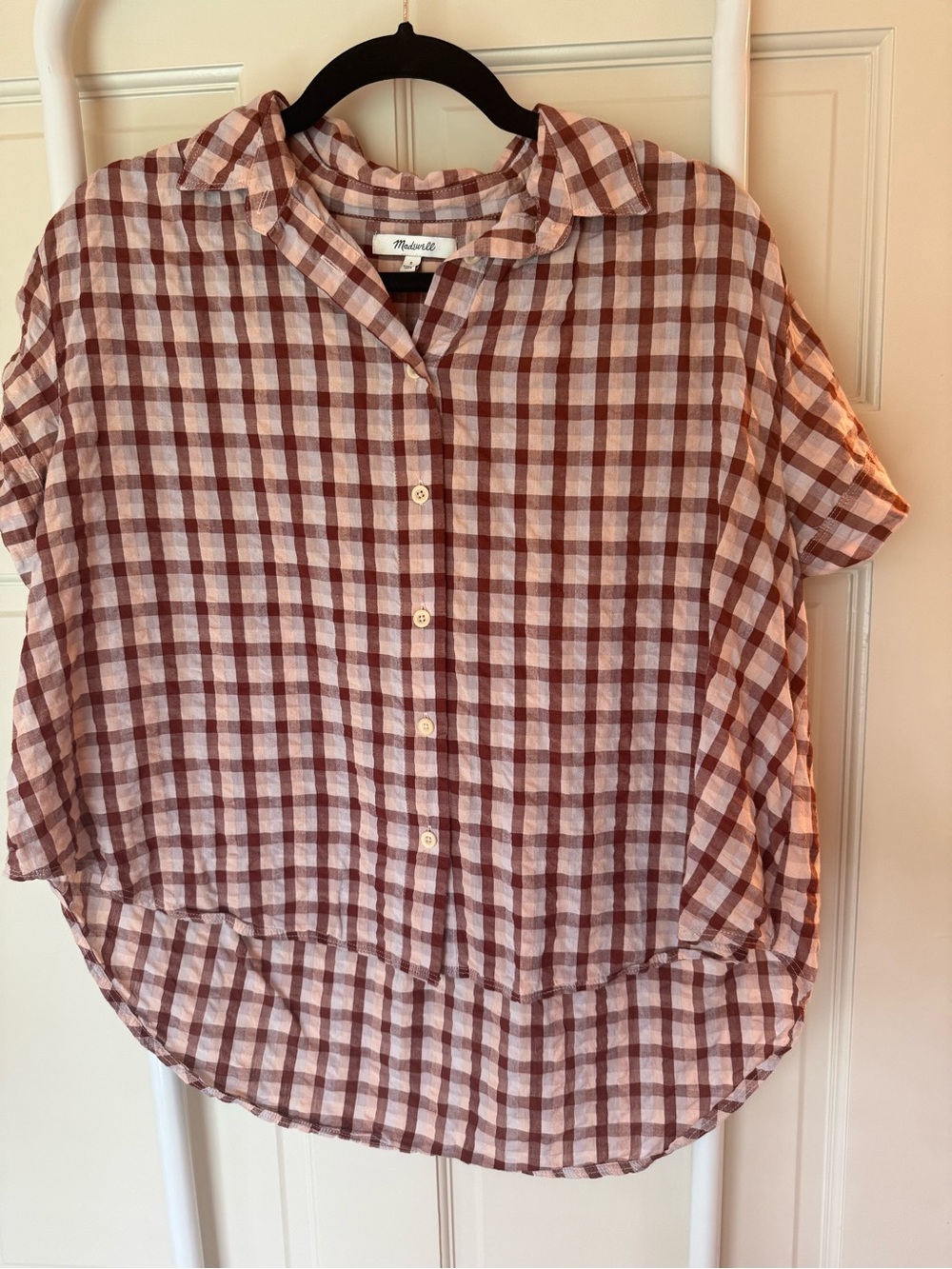 Madewell Short-Sleeve Plaid Button-Up Shirt